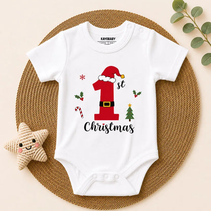 My First Christmas Romper – Baby's 1st Christmas Outfit
