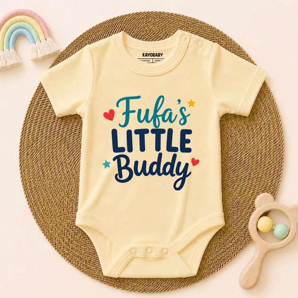 Fufa's Little Buddy Baby Romper | Cute Fufa & Baby Bond Outfit