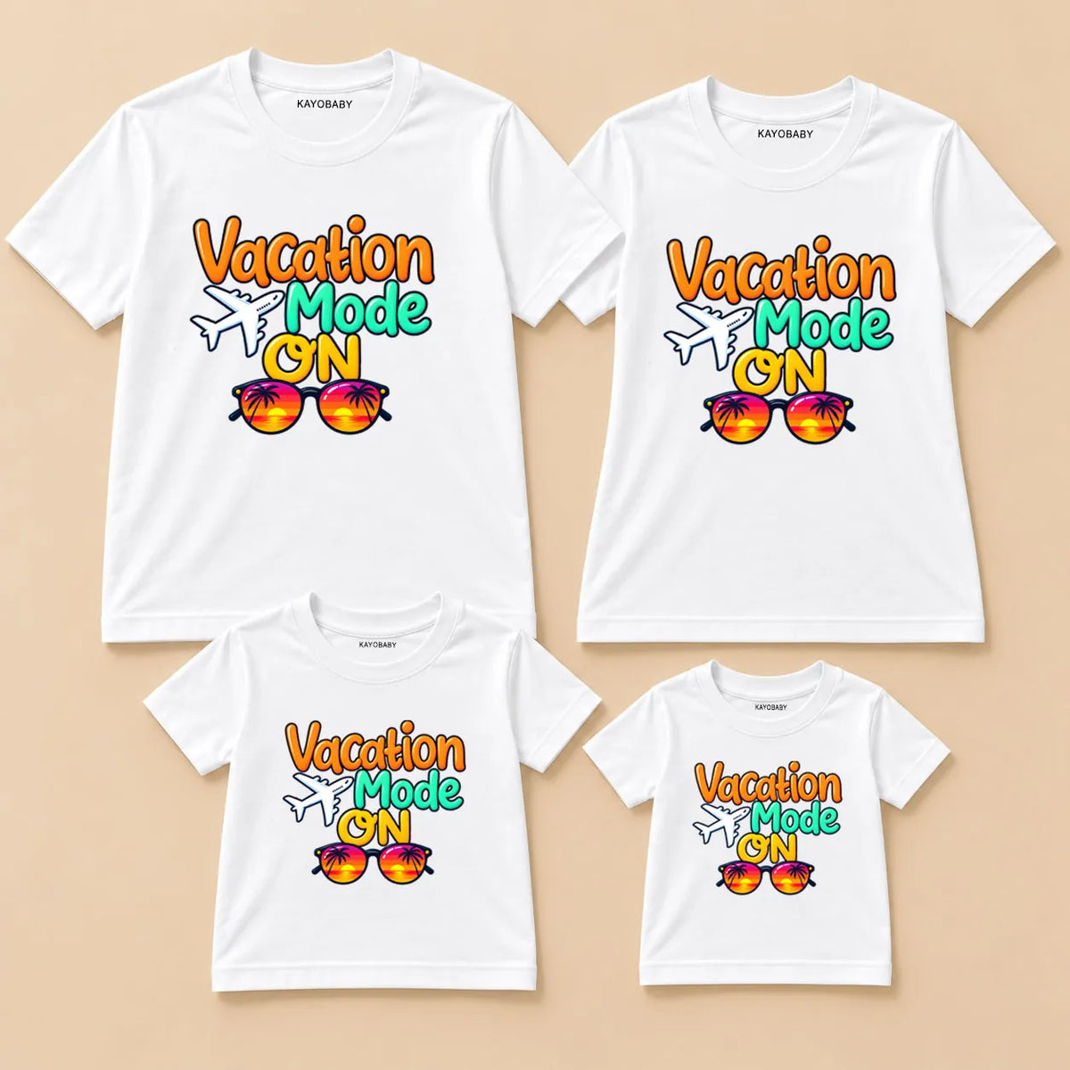 Vacation Mode On Family Matching T-Shirts – Summer Travel Collection