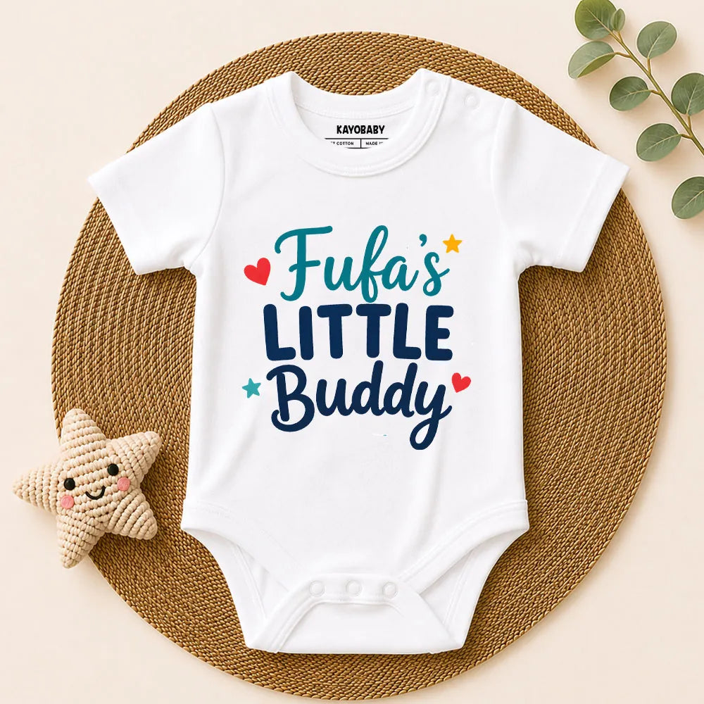 Fufa's Little Buddy Baby Romper | Cute Fufa & Baby Bond Outfit