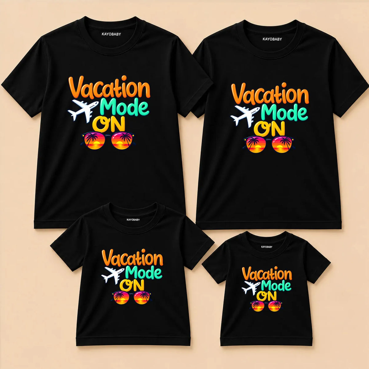 Vacation Mode On Family Matching T-Shirts – Summer Travel Collection