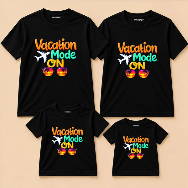 Vacation Mode On Family Matching T-Shirts – Summer Travel Collection