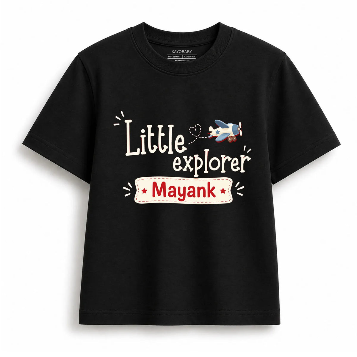 Personalized Little Explorer Kids T-Shirt