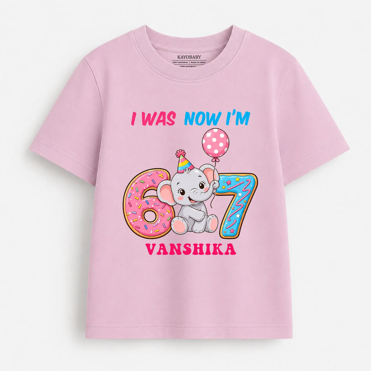 Personalized Now I'm 7 Kids Birthday T-Shirt