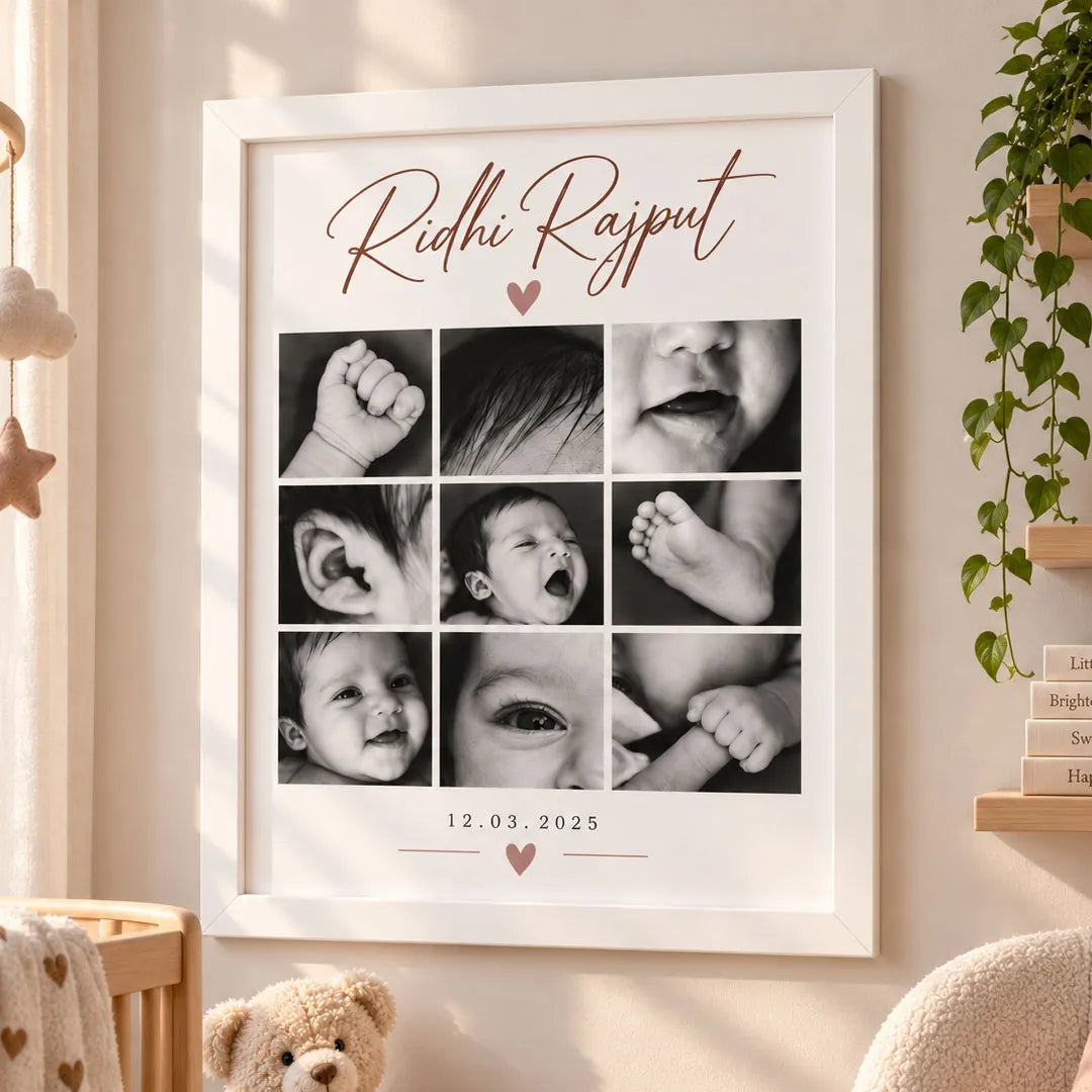 Their First Moments. Forever Framed.