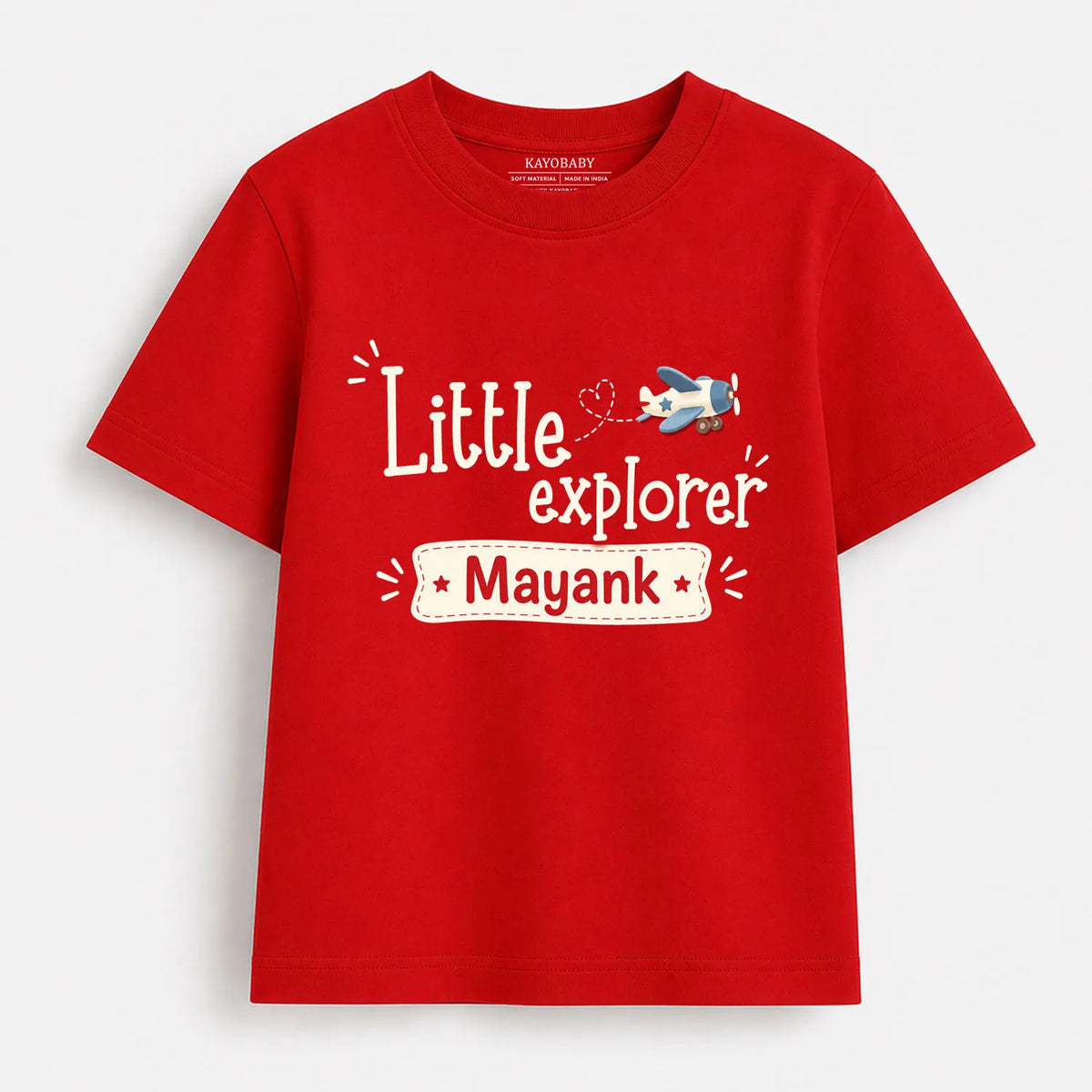 Personalized Little Explorer Kids T-Shirt
