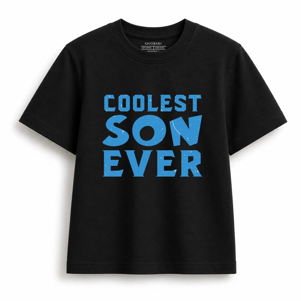 Coolest Dad Ever Coolest Son Ever matching t-shirt set flat lay 4 KayoBaby