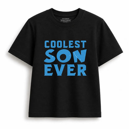 Coolest Dad Ever Coolest Son Ever matching t-shirt set flat lay 4 KayoBaby