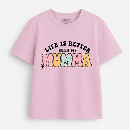 Life Is Better With My Girl & Life Is Better With My Mumma Matching T-Shirt Set