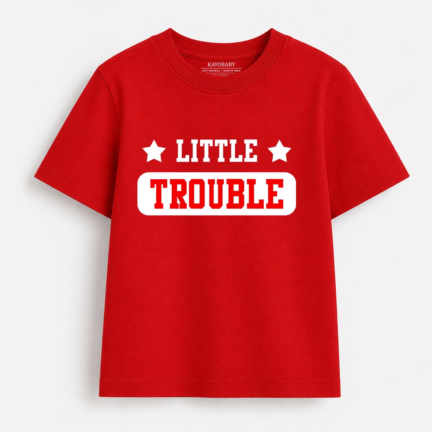 Big Trouble & Little Trouble Matching T-Shirt Set – Parent Child Matching Outfit