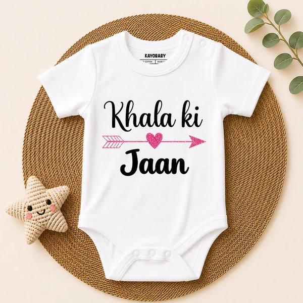 Khala Ki Jaan Baby Romper | Cute Khala & Baby Bond Outfit