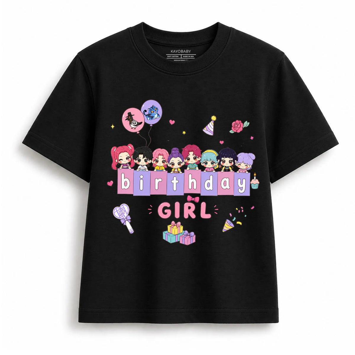 Birthday Girl Kawaii Kids T-Shirt