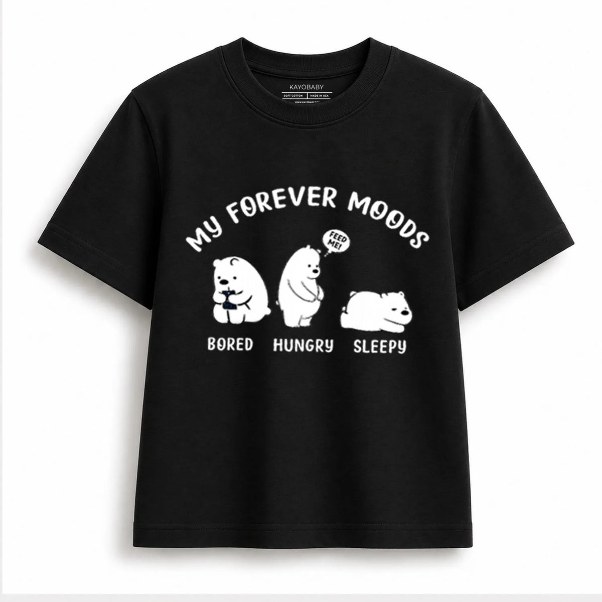 Kids Cotton T-Shirt Combo Pack of 4 | Personalized Lion, Spider Kid, Ninja & Funny Mood Tees