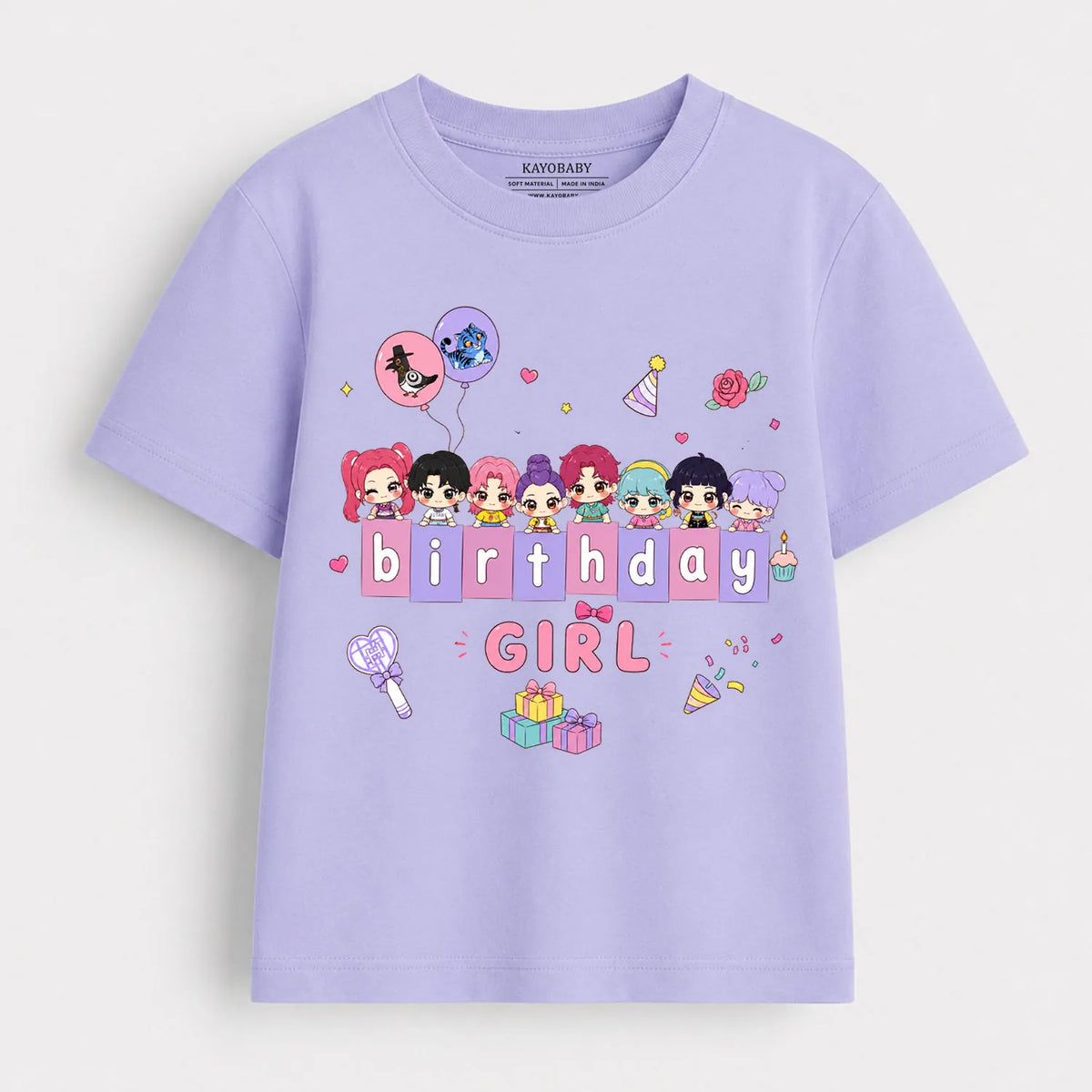 Birthday Girl Kawaii Kids T-Shirt