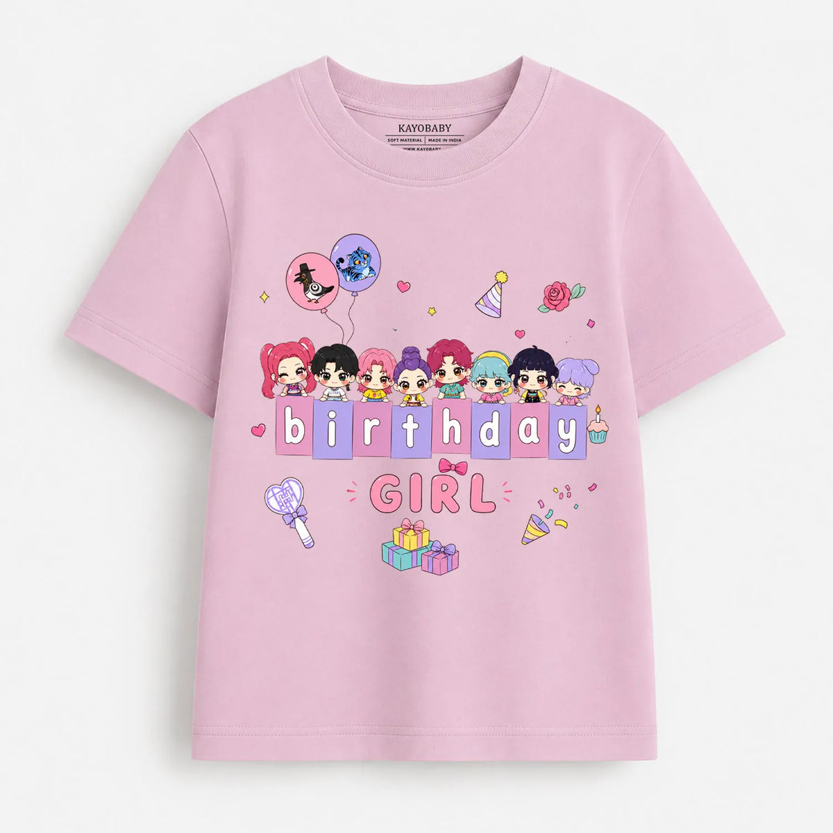 Birthday Girl Kawaii Kids T-Shirt