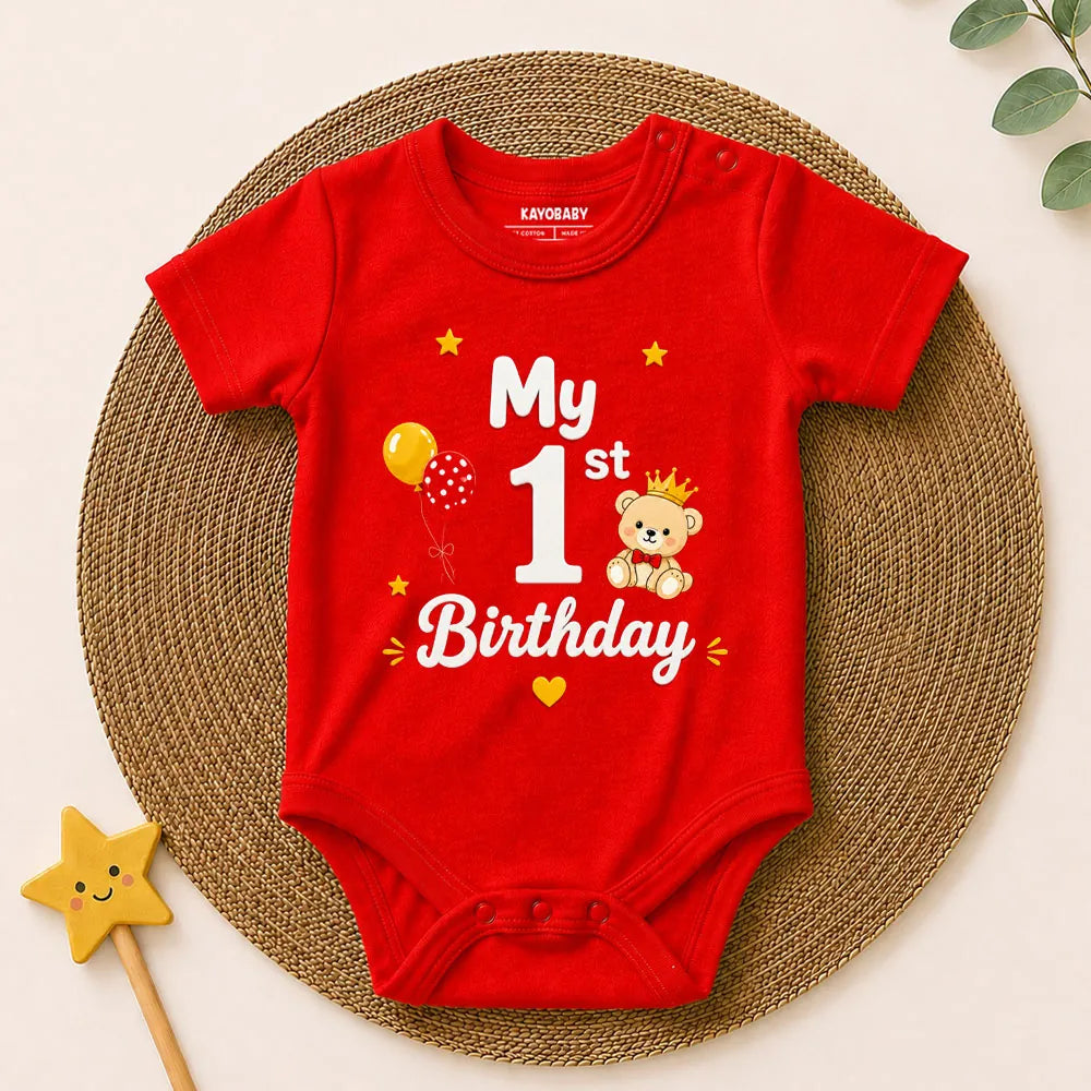My 1st Birthday Romper – First Birthday Baby Outfit