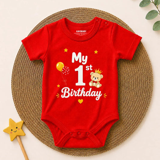 My 1st Birthday Romper – First Birthday Baby Outfit