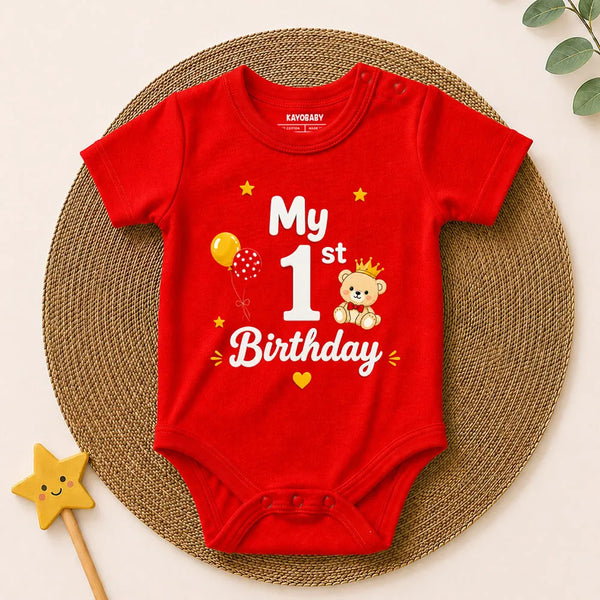 My 1st Birthday Romper – First Birthday Baby Outfit