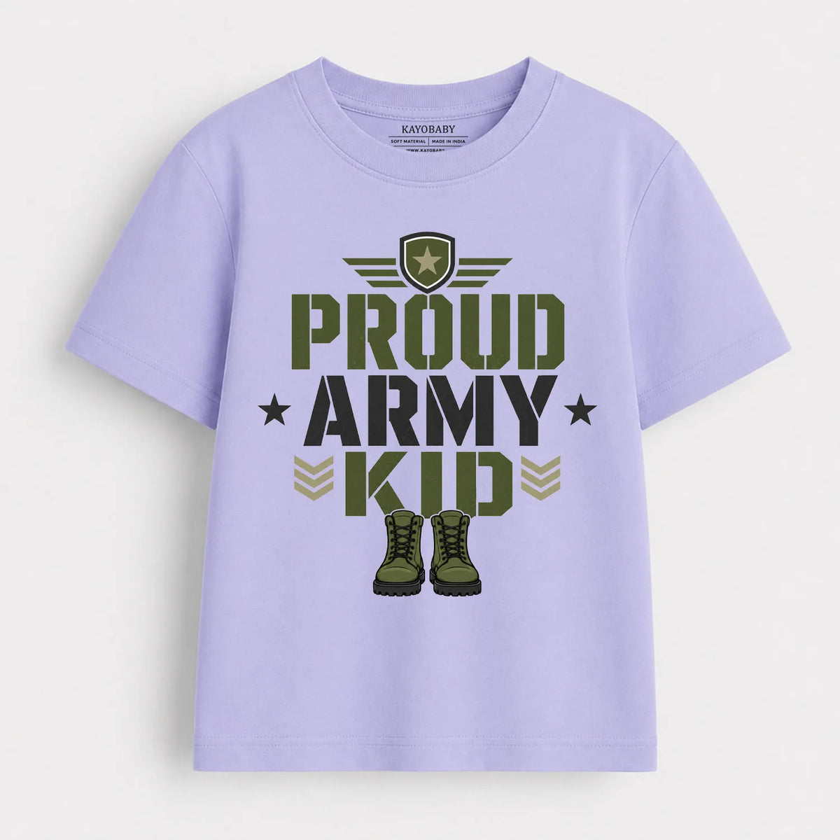 Proud Army Kid Kids T-Shirt | Military Theme Tee for Boys & Girls