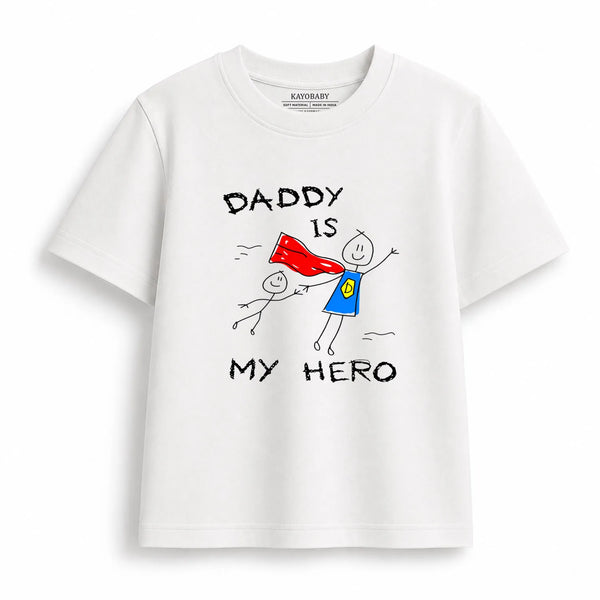 Daddy Is My Hero Kids T-Shirt