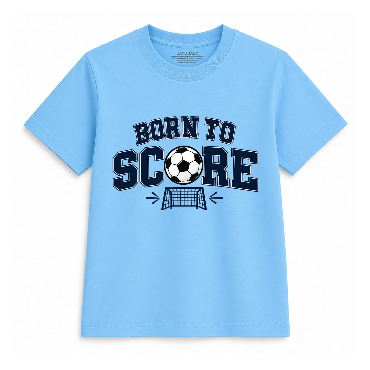 Born to Score Football T-Shirt for Kids | Football Graphic Tee