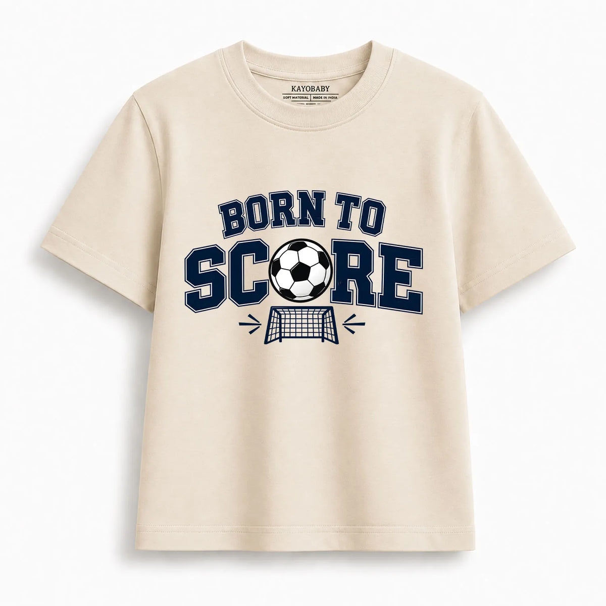Born to Score Football T-Shirt for Kids | Football Graphic Tee