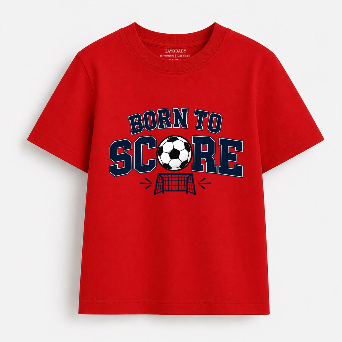 Born to Score Football T-Shirt for Kids | Football Graphic Tee