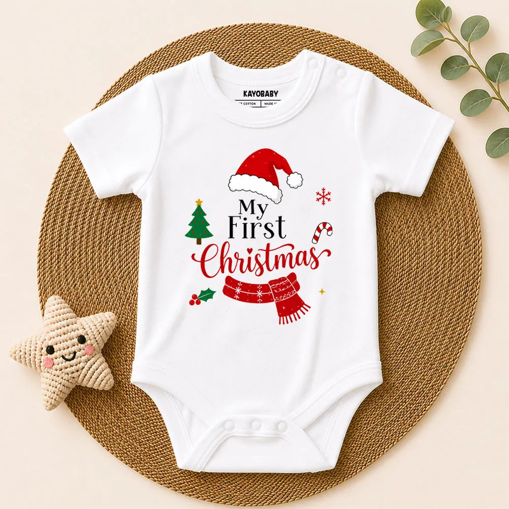 My First Christmas Romper – Baby's First Christmas Outfit