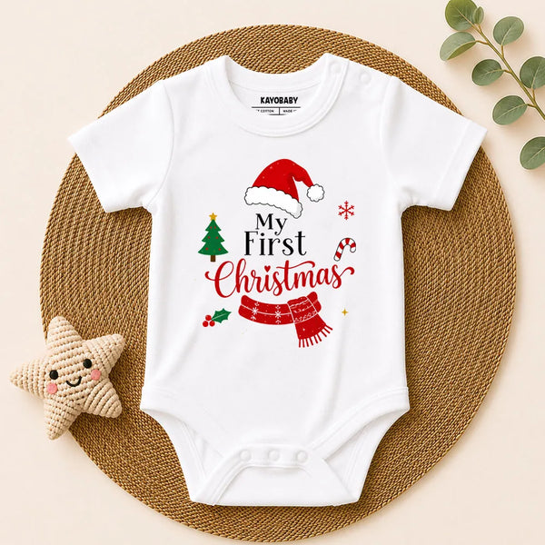 My First Christmas Romper – Baby's First Christmas Outfit