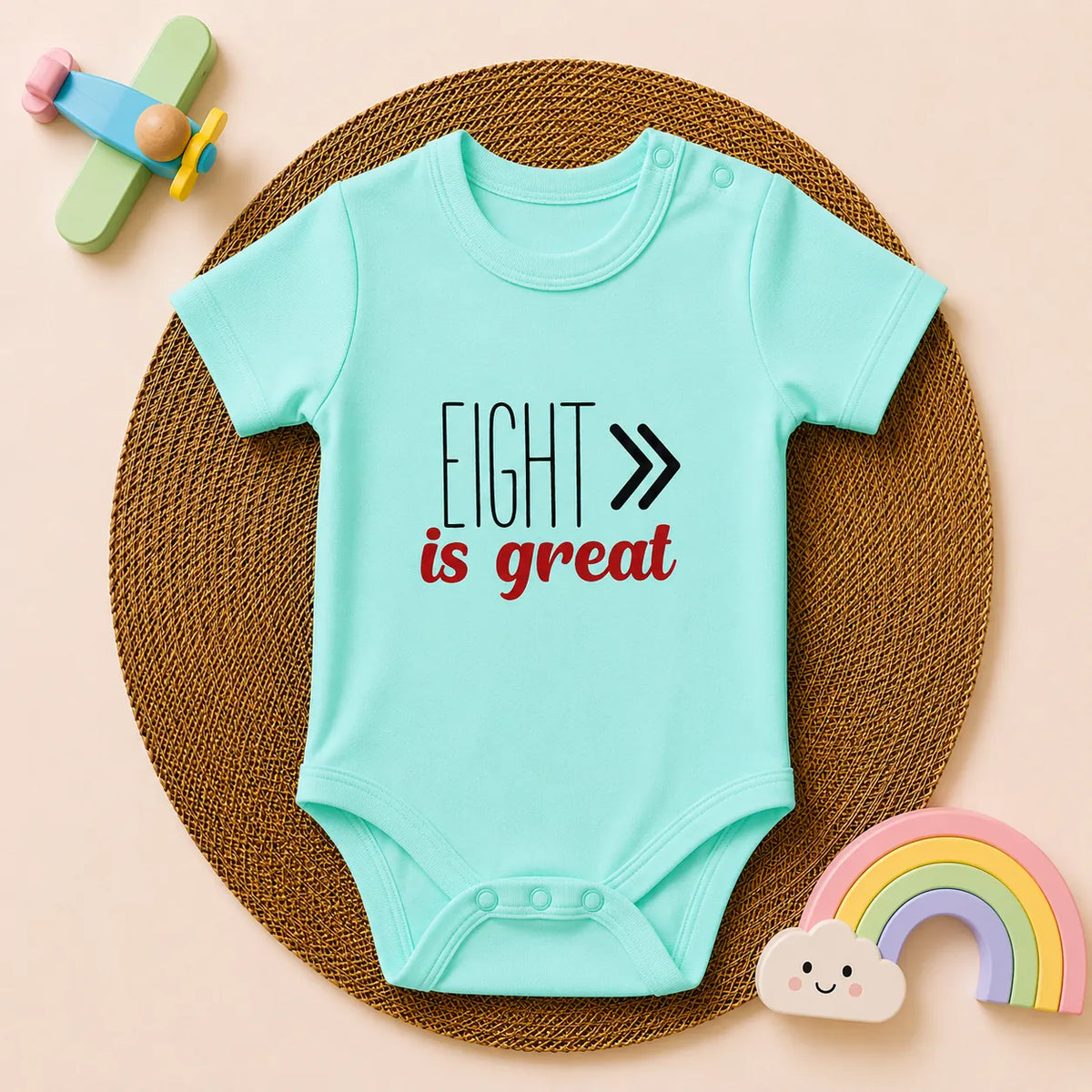 12-Piece Baby Milestone Romper Set