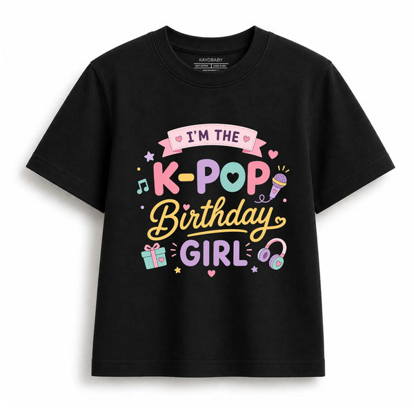 I'm the K-Pop Birthday Girl Kids T-Shirt