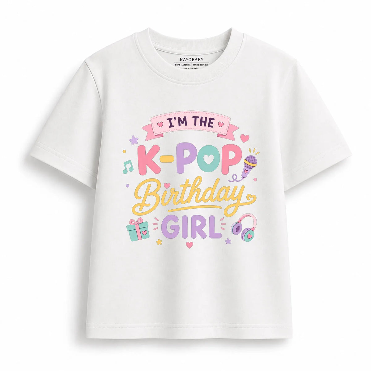 I'm the K-Pop Birthday Girl Kids T-Shirt
