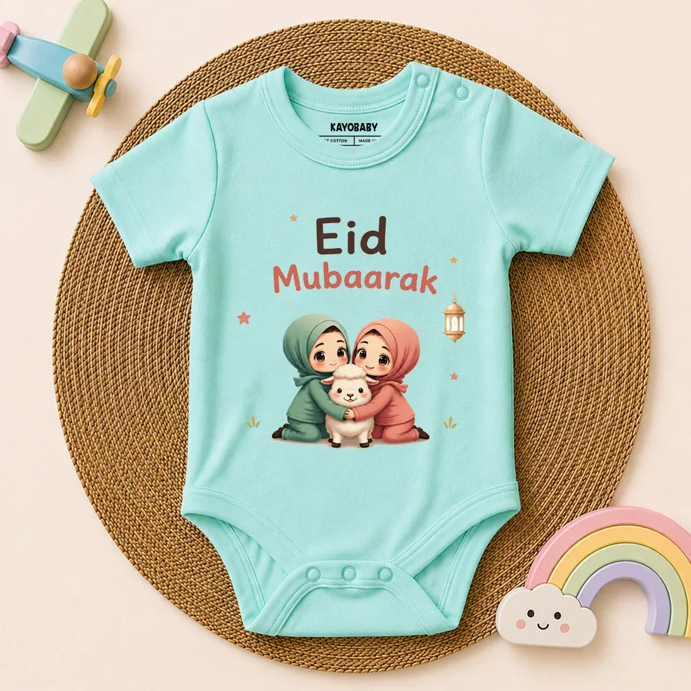 Eid Mubarak Baby Romper – Cute Festival Baby Outfit