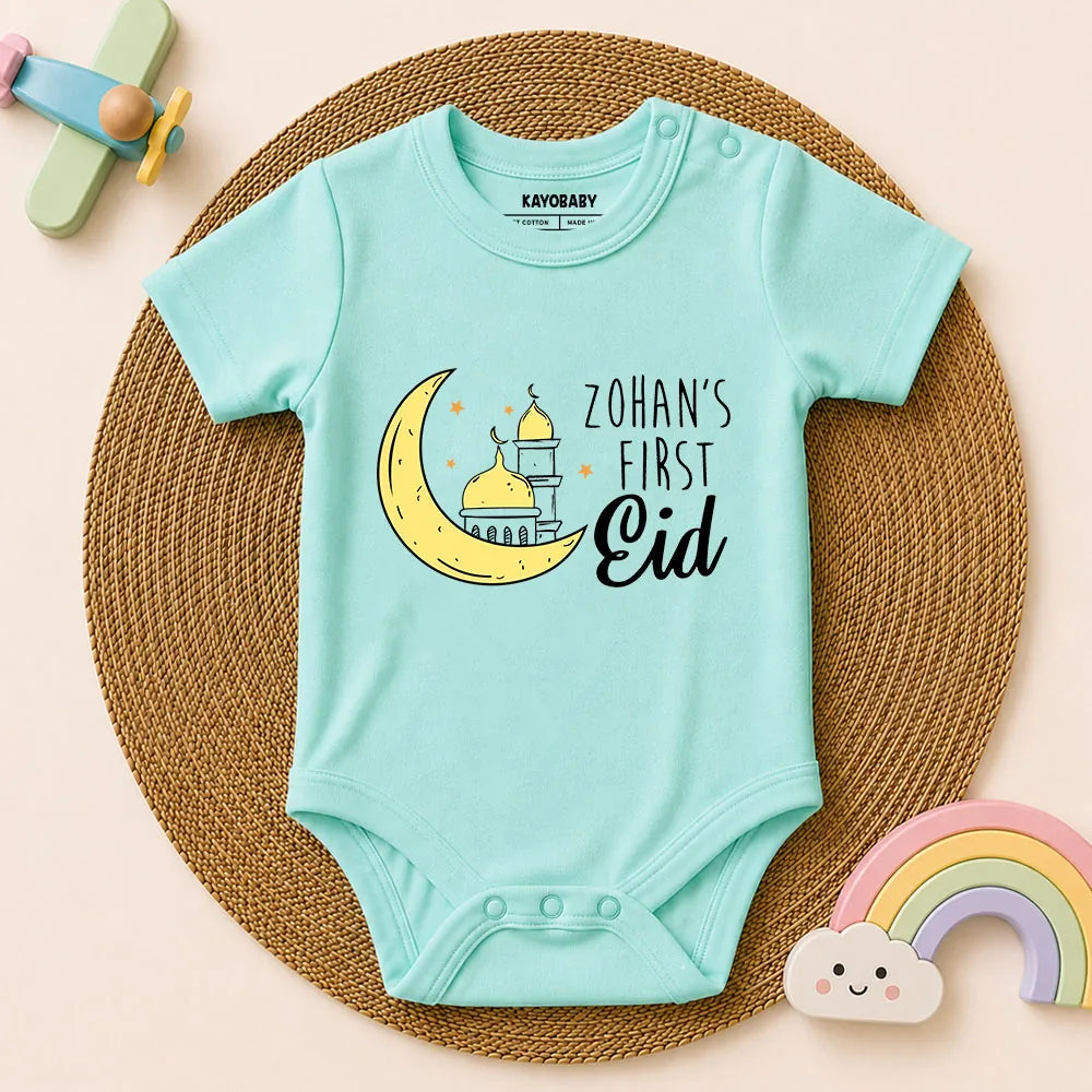 First Eid Customize Romper- Moon Design