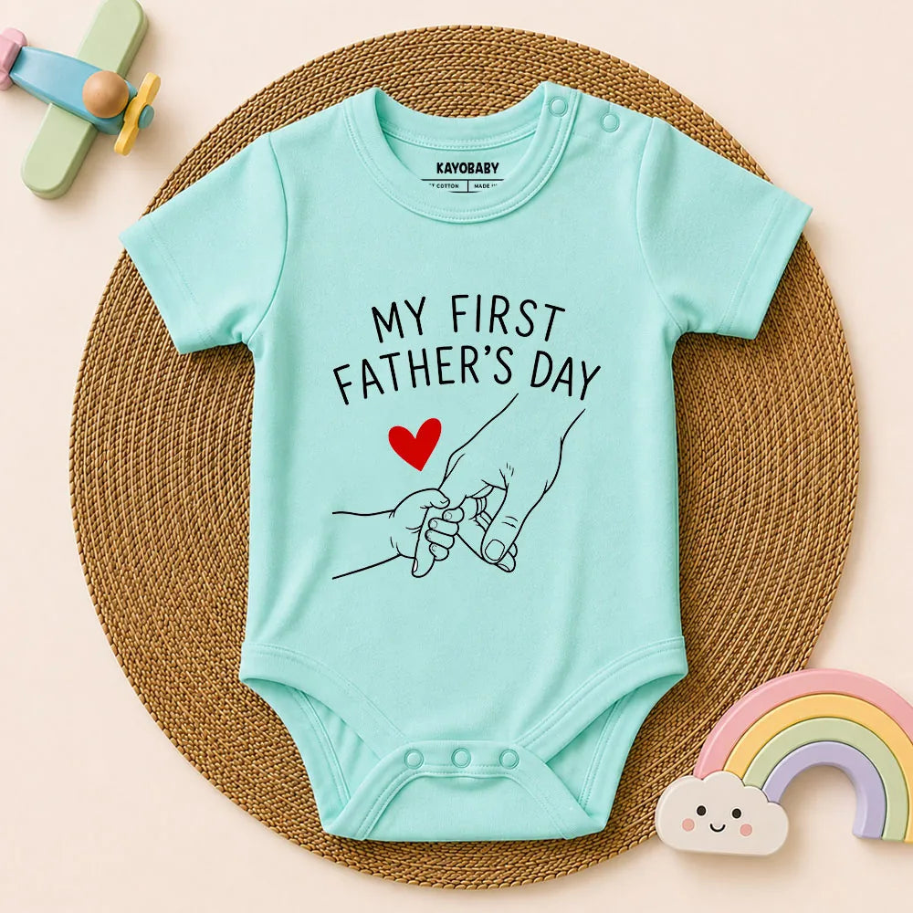 My First Father's Day Baby Romper