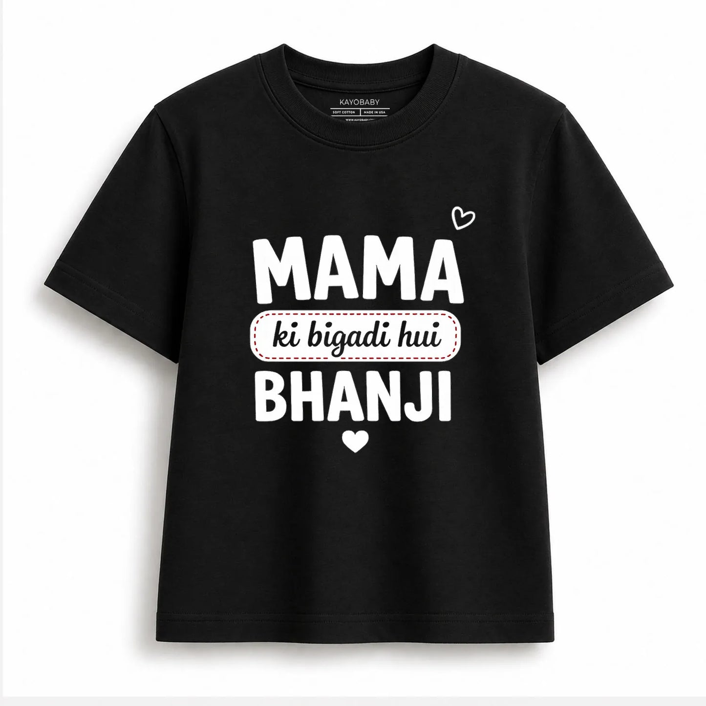 Mama Ki Bigadi Hui Bhanji Kids T-Shirt
