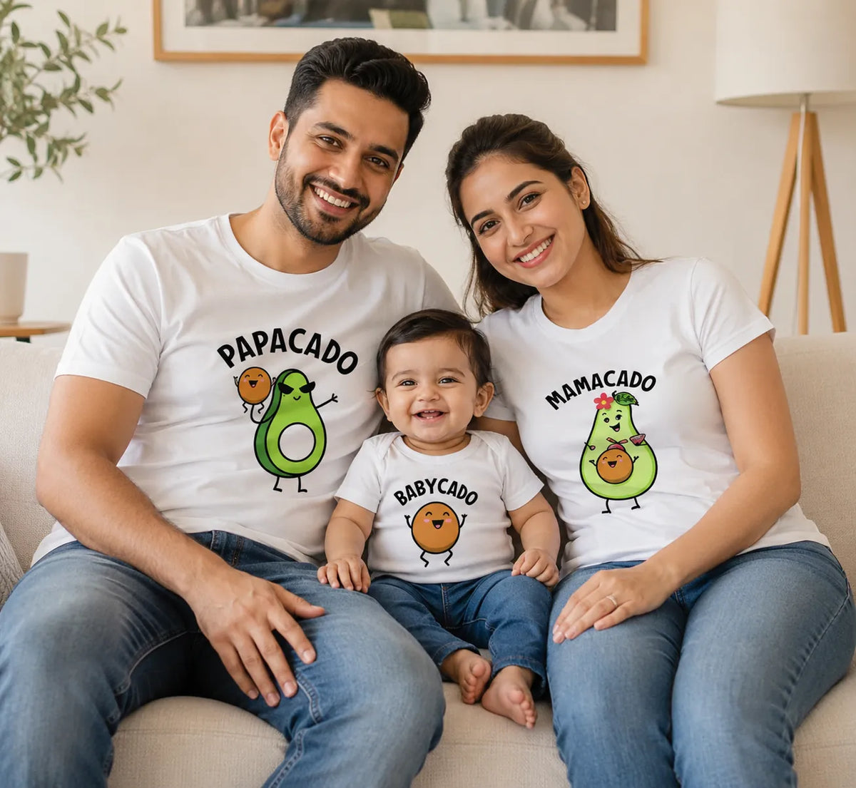 The Avocuddle family matching t-shirt combo lifestyle KayoBaby