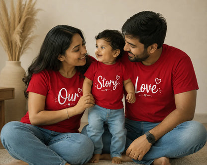 Our Love Story Matching Family T-Shirts