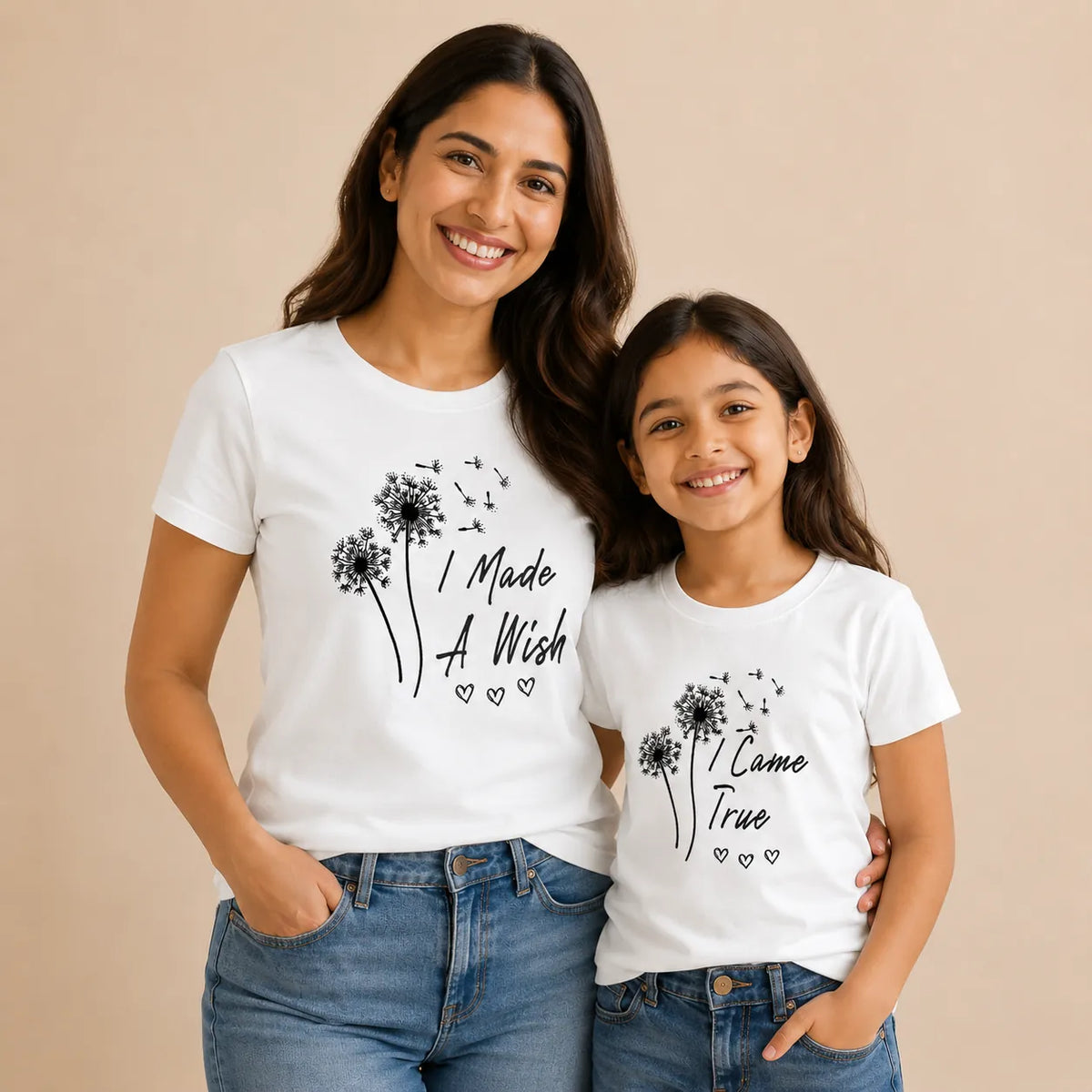I Made A Wish I Came True matching t-shirt set lifestyle 2 KayoBaby