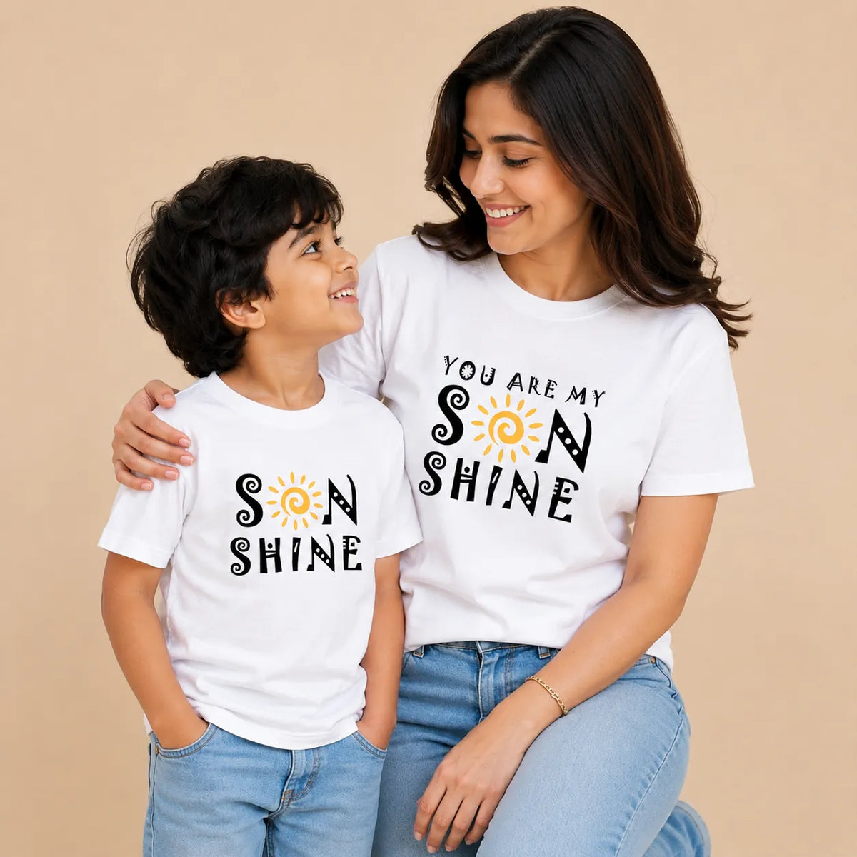 You Are My Sunshine matching t-shirt set lifestyle KayoBaby