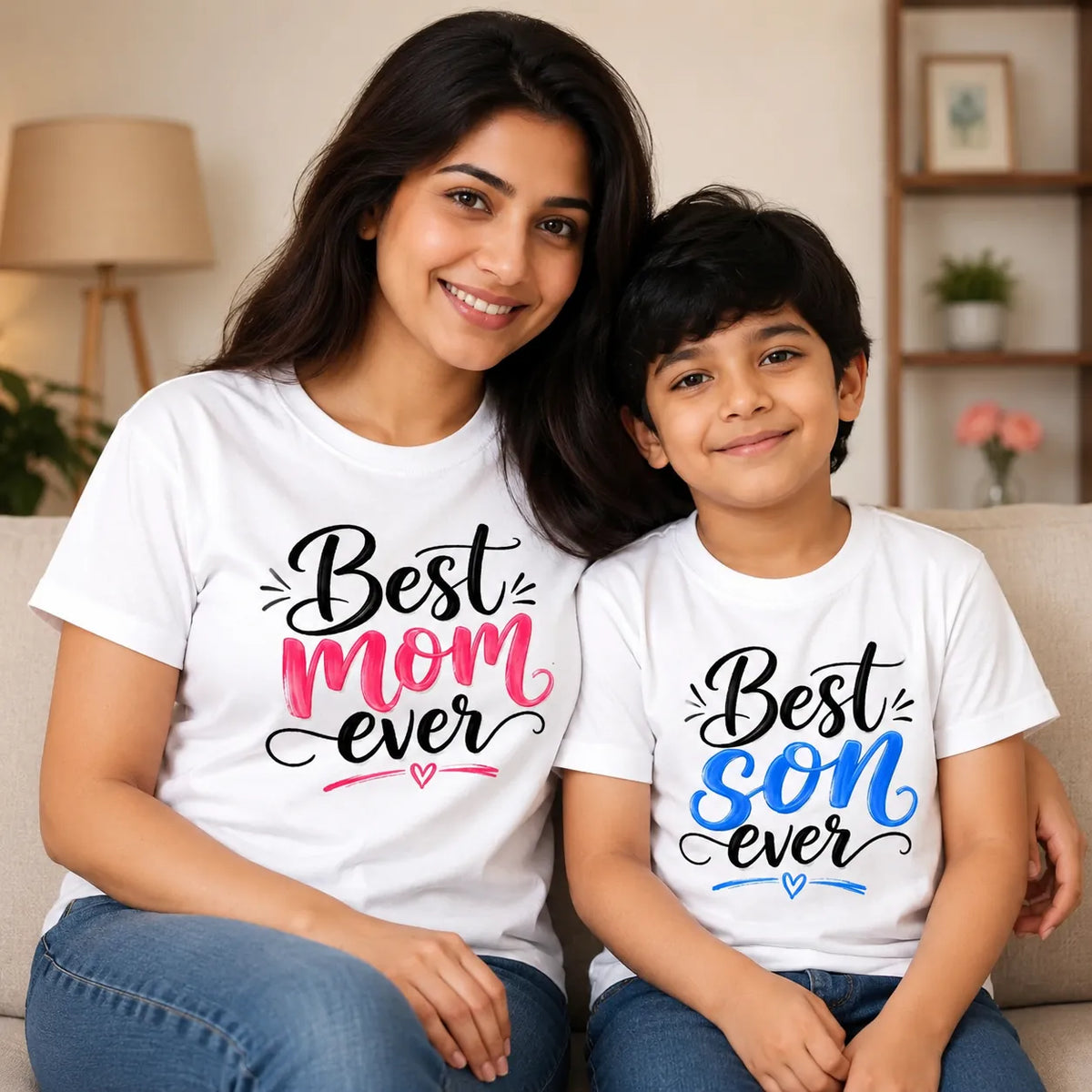 Best Mom Ever Best Son Ever matching t-shirt set lifestyle KayoBaby