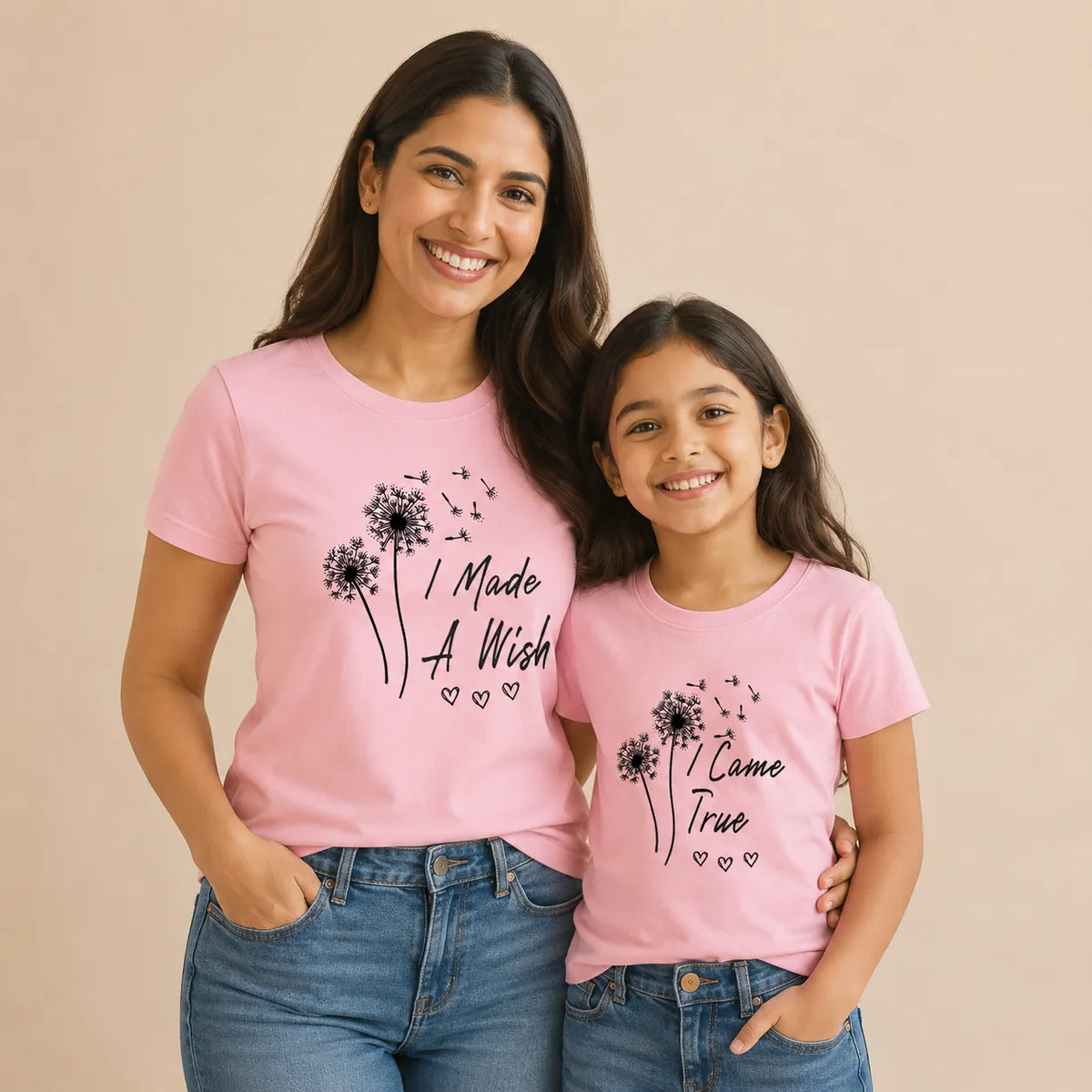 I Made A Wish I Came True matching t-shirt set lifestyle KayoBaby