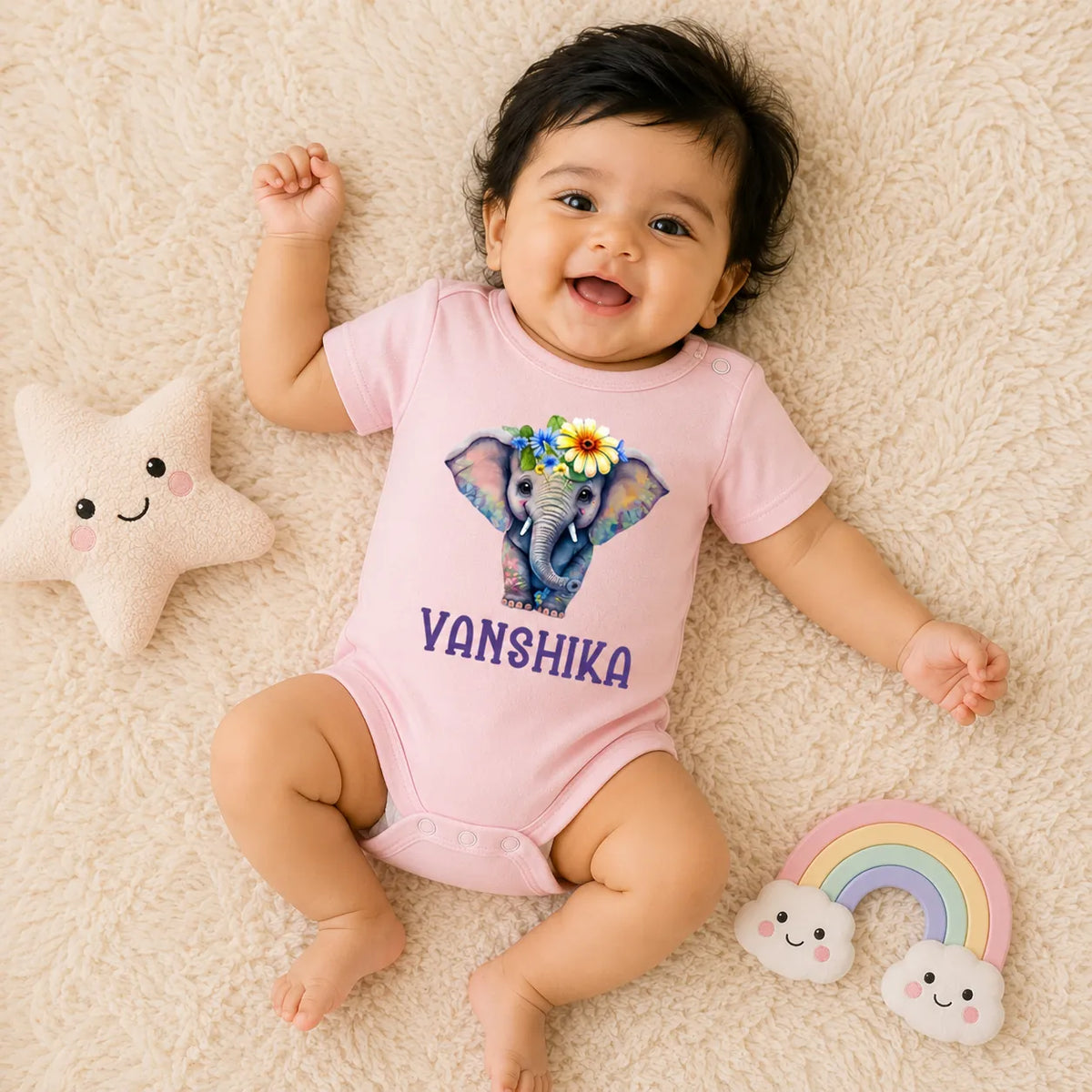 Baby Elephant Romper-Customize
