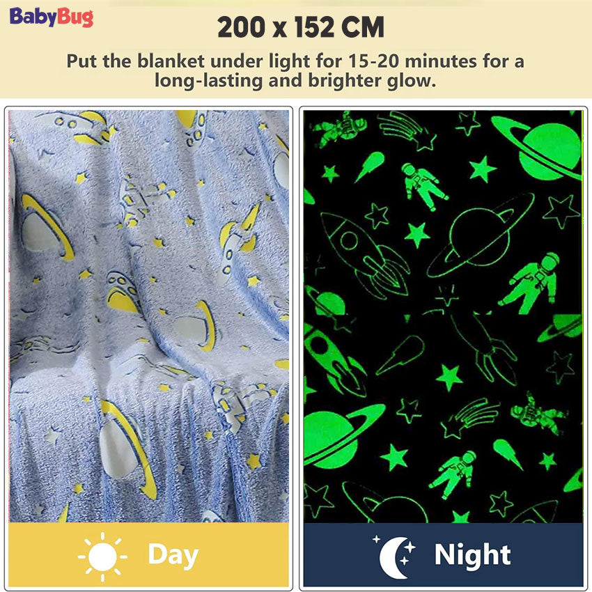 Babybug's Magical Glow-in-the-Dark Blanket – Rocket Adventure