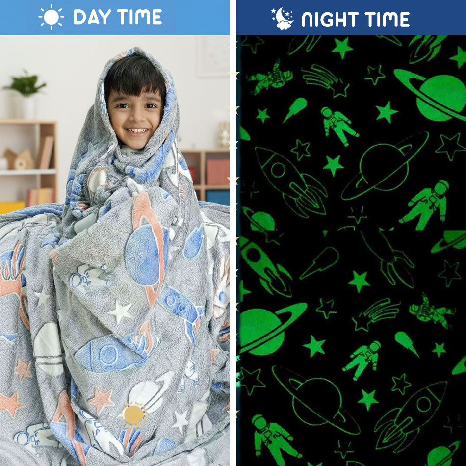 Babybug's Magical Glow-in-the-Dark Blanket – Rocket Adventure