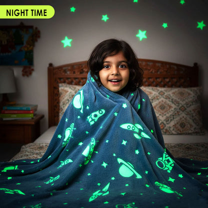Babybug's Magical Glow-in-the-Dark Blanket – Rocket Adventure