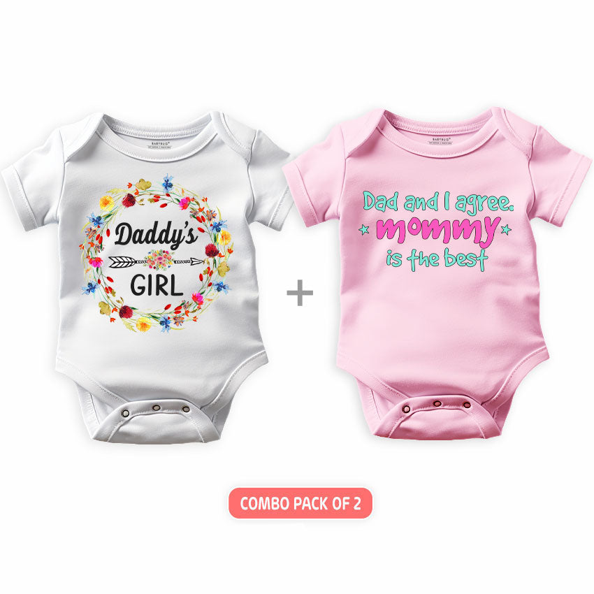 Dad and I Agree Mommy Is the Best Combo Pack Of 2