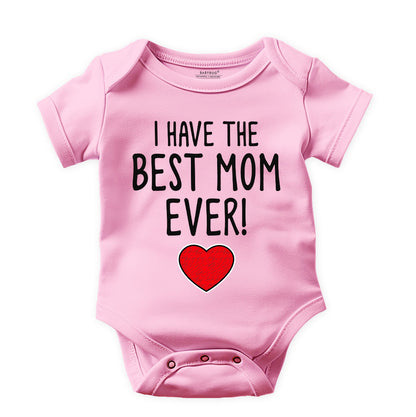 Mom and Dad Pack of 3 Rompers for Baby Girl - Set B