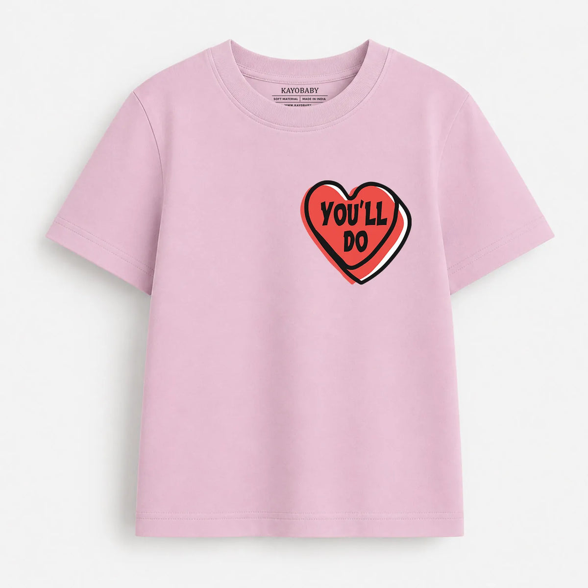 You Will Do sibling kids t-shirt pink KayoBaby