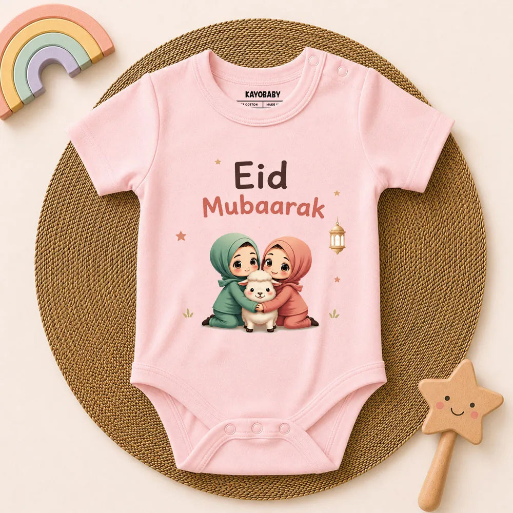 Eid Mubarak Baby Romper – Cute Festival Baby Outfit